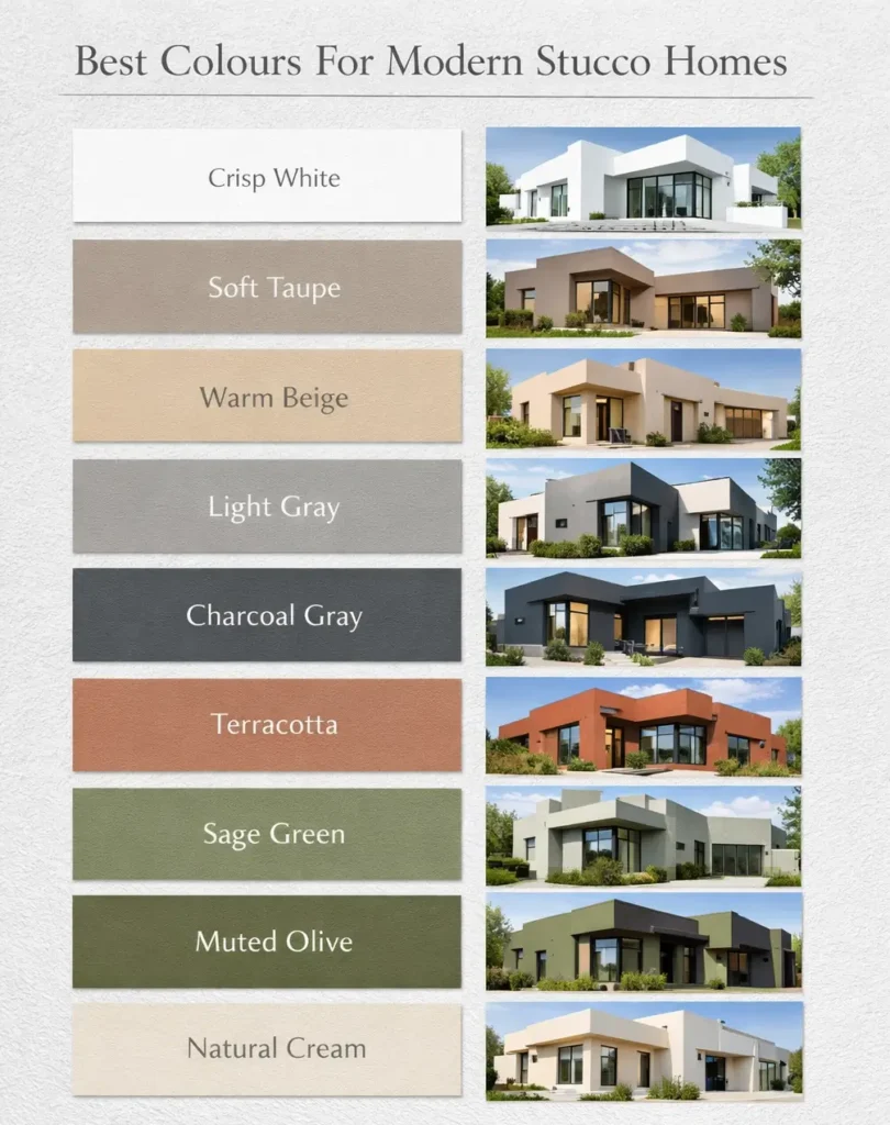 Colours For Modern Stucco Homes