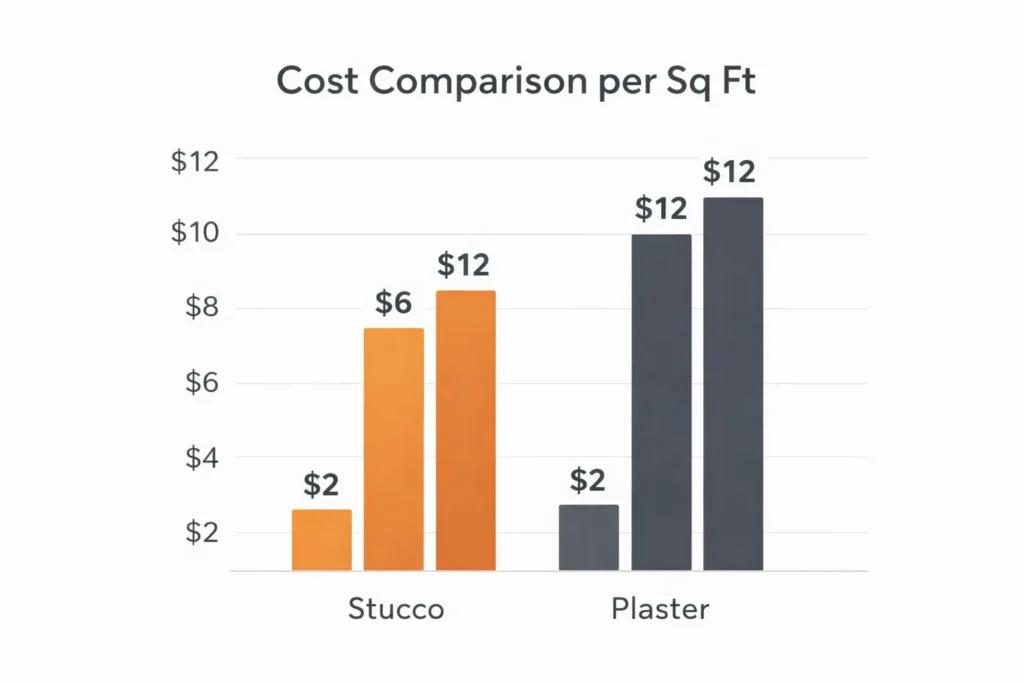 Stucco vs Plaster Cost