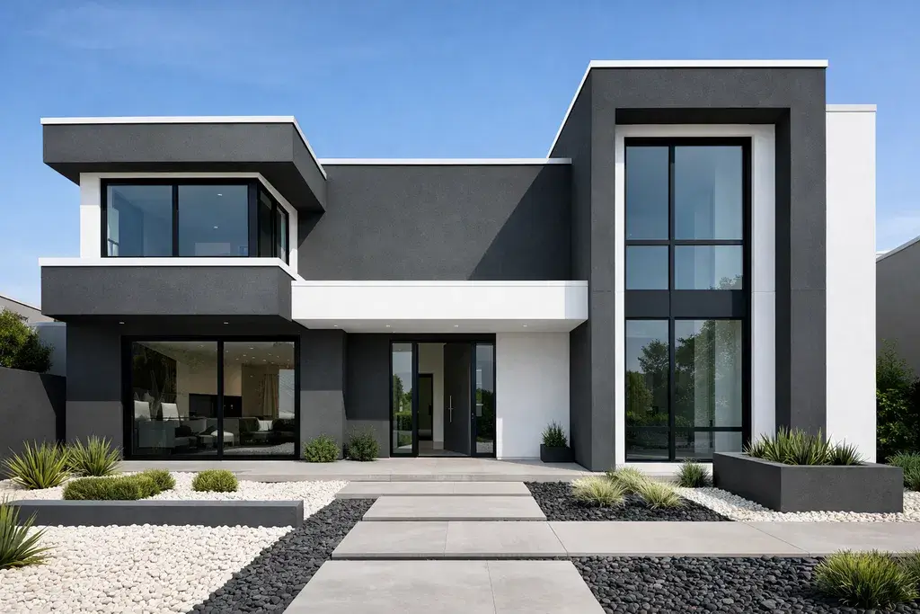 Mediterranean Or Spanish-Style Stucco Home