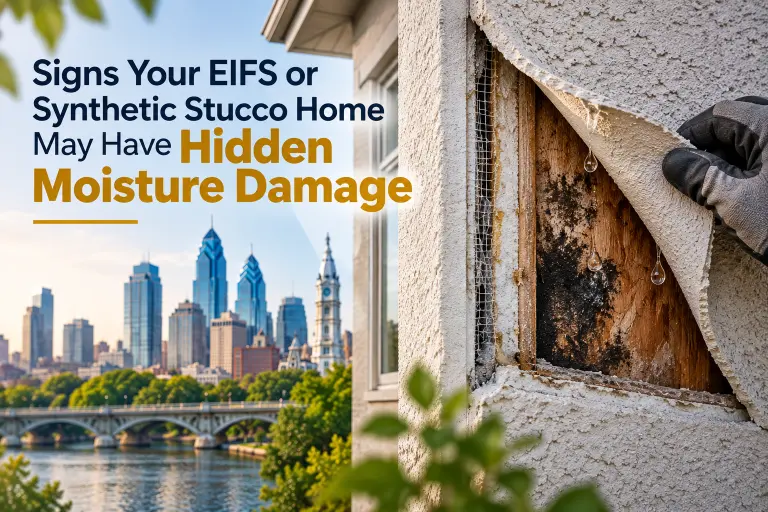 Signs Your EIFS or Synthetic Stucco Home May Have Hidden Moisture Damage