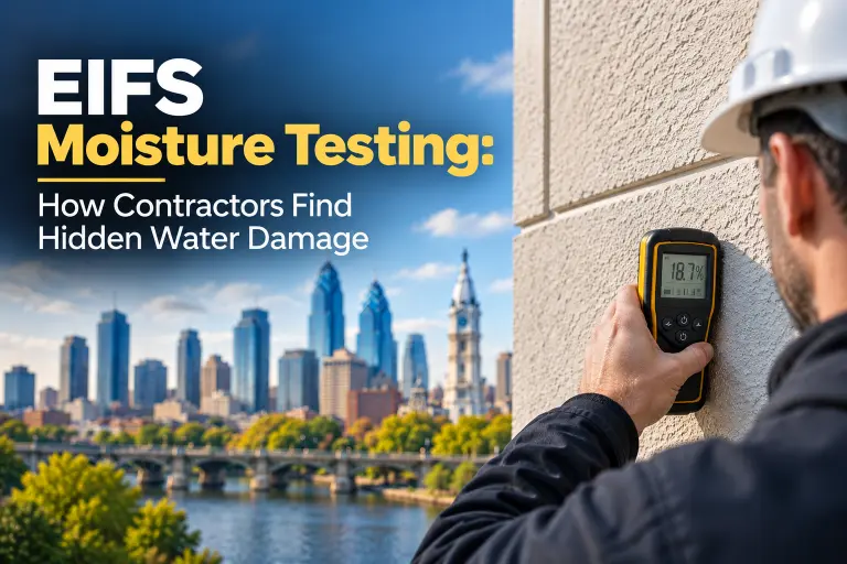 EIFS Moisture Testing How Contractors Find Hidden Water Damage